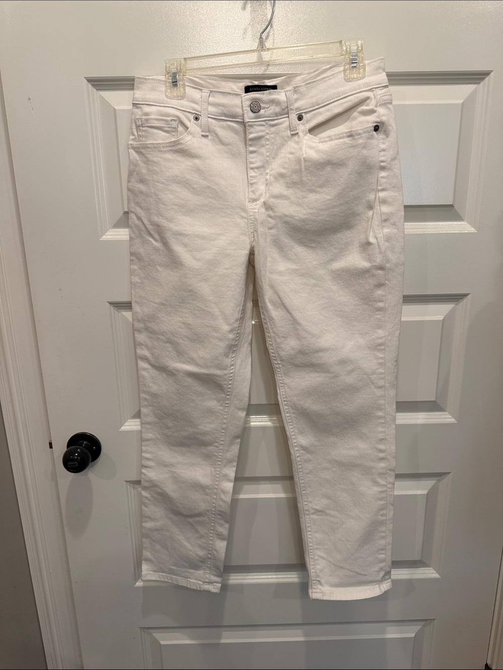 Banana Republic Straight Leg White Women's Jeans
